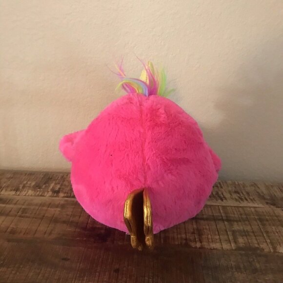 Bird Unicorn Plush Stuffed Animal Pink Yellow Heart 10 Inch Toy Valentine Easter - Picture 3 of 7